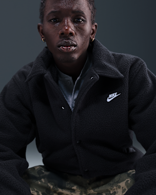 Nike Sportswear Club Men's High-Pile Fleece Coaches Jacket. Nike.com